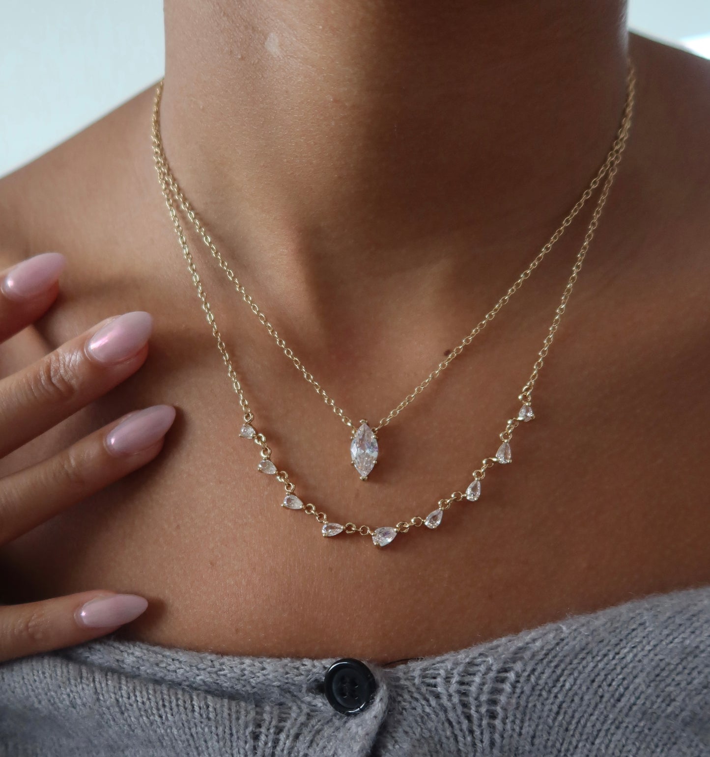 Nova Solitaire Necklace