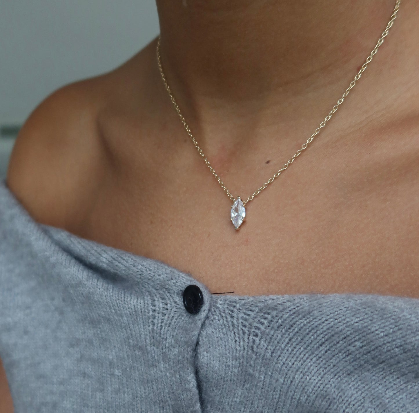Nova Solitaire Necklace