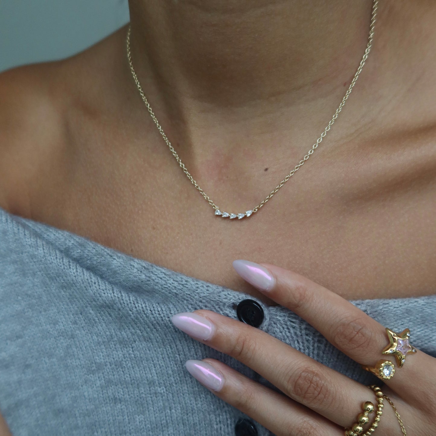 Celeste Bar Necklace