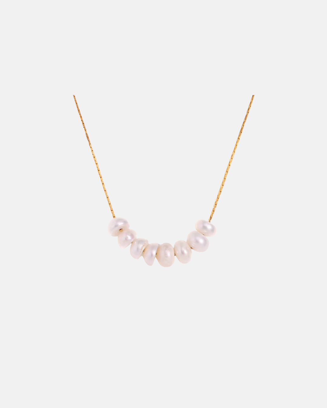 Golden Tide Pearl Necklace