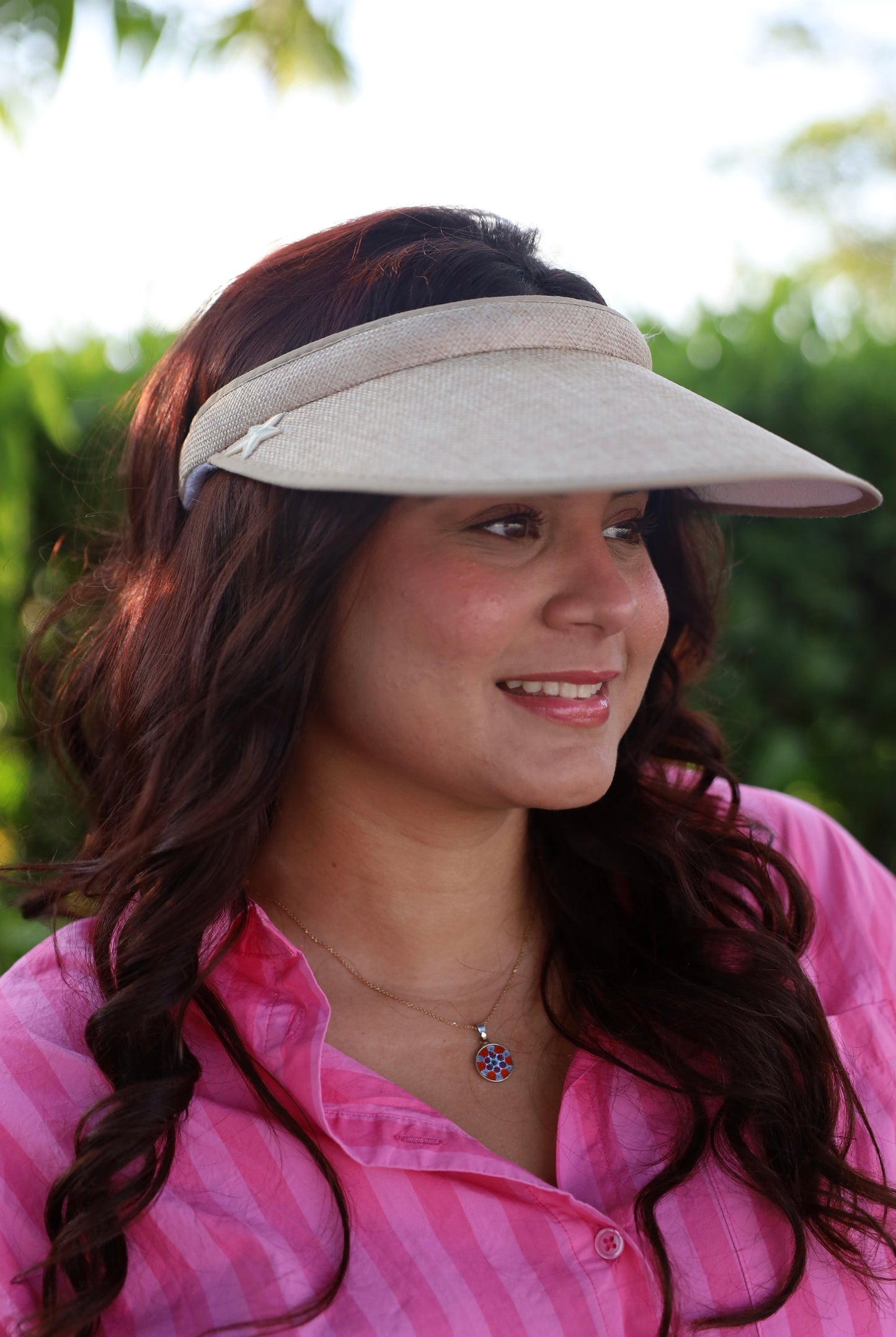 Neila Natural Visor Cap