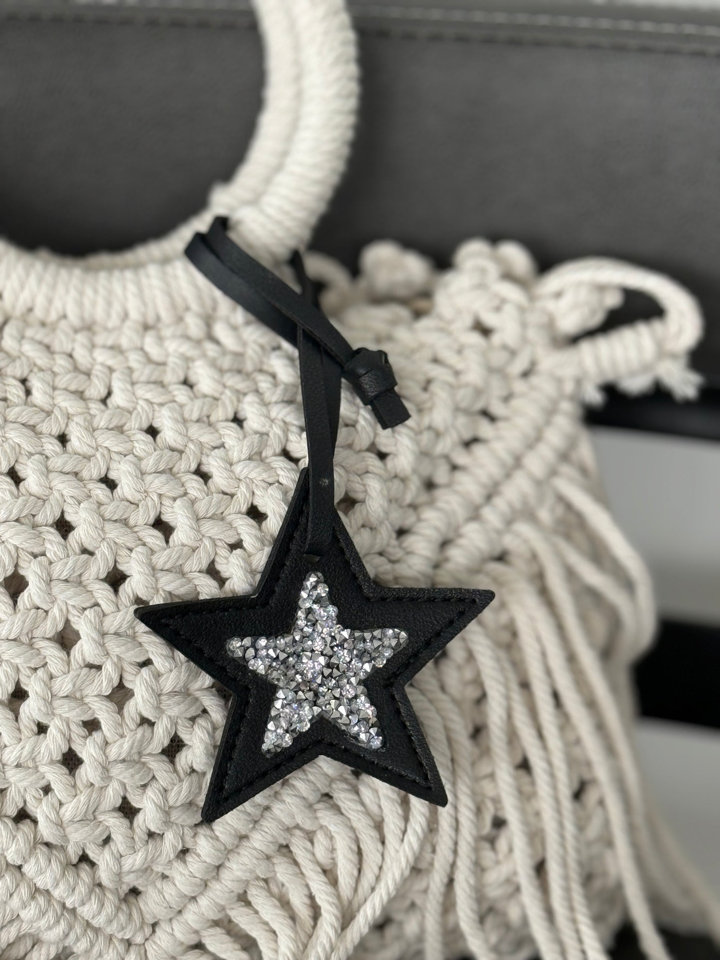 Luna Star Black Charm
