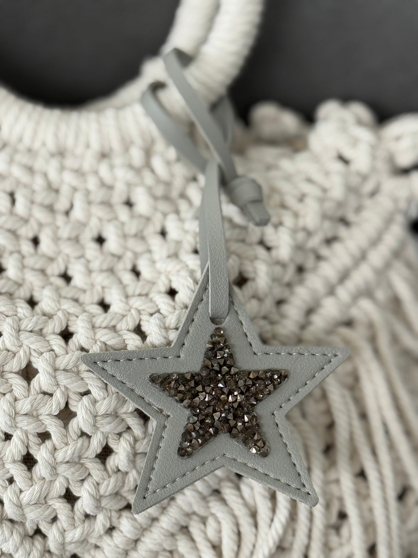 Luna Star Gray Charm