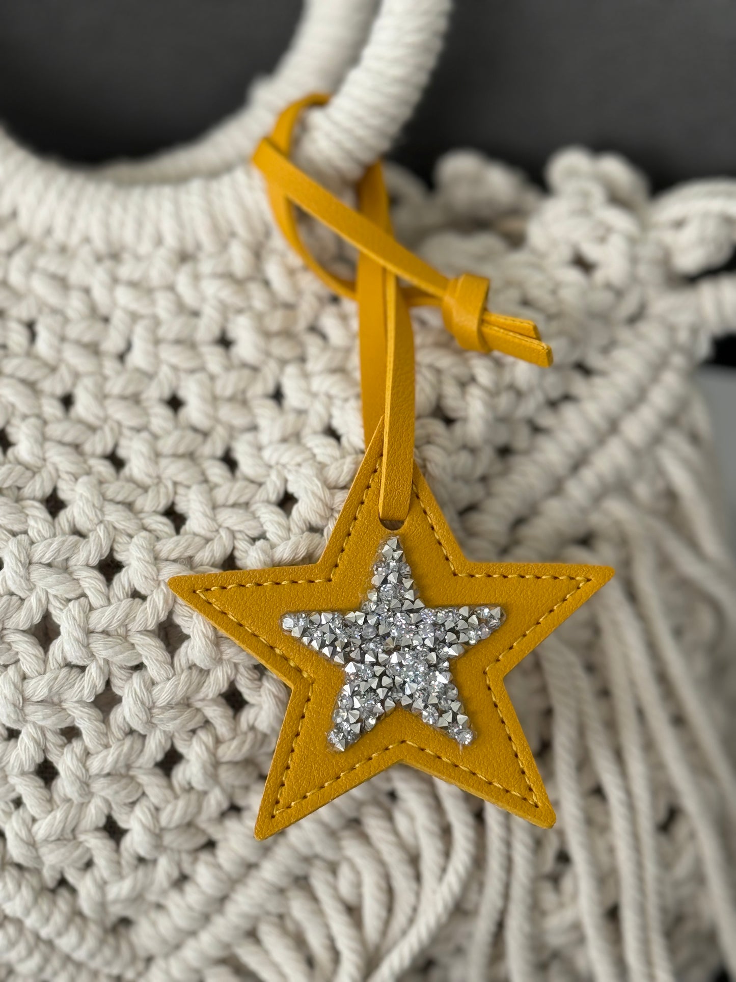 Luna Star Yellow Charm
