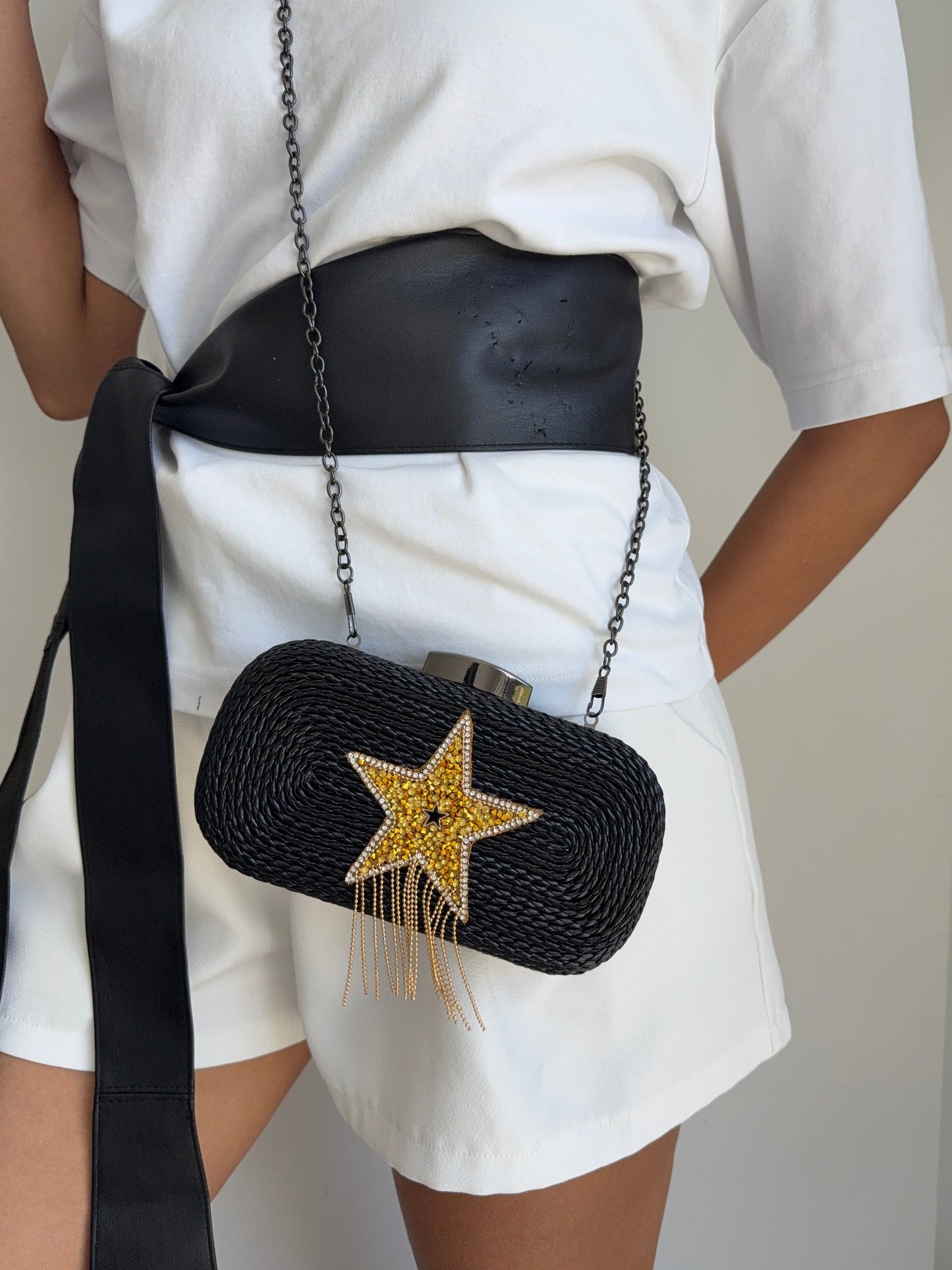 STELLAR CLUTCH — BLACK
