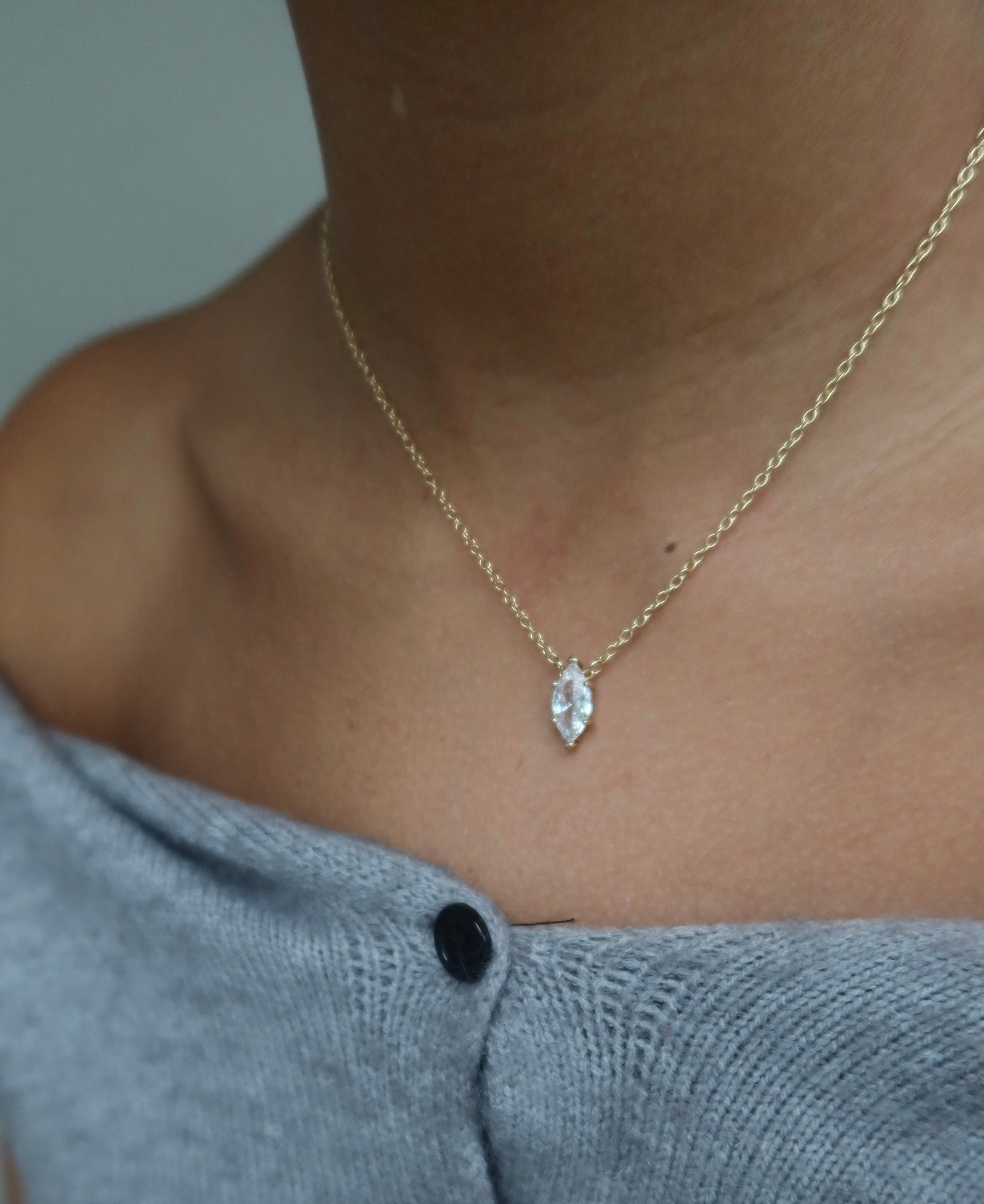 Nova Solitaire Necklace