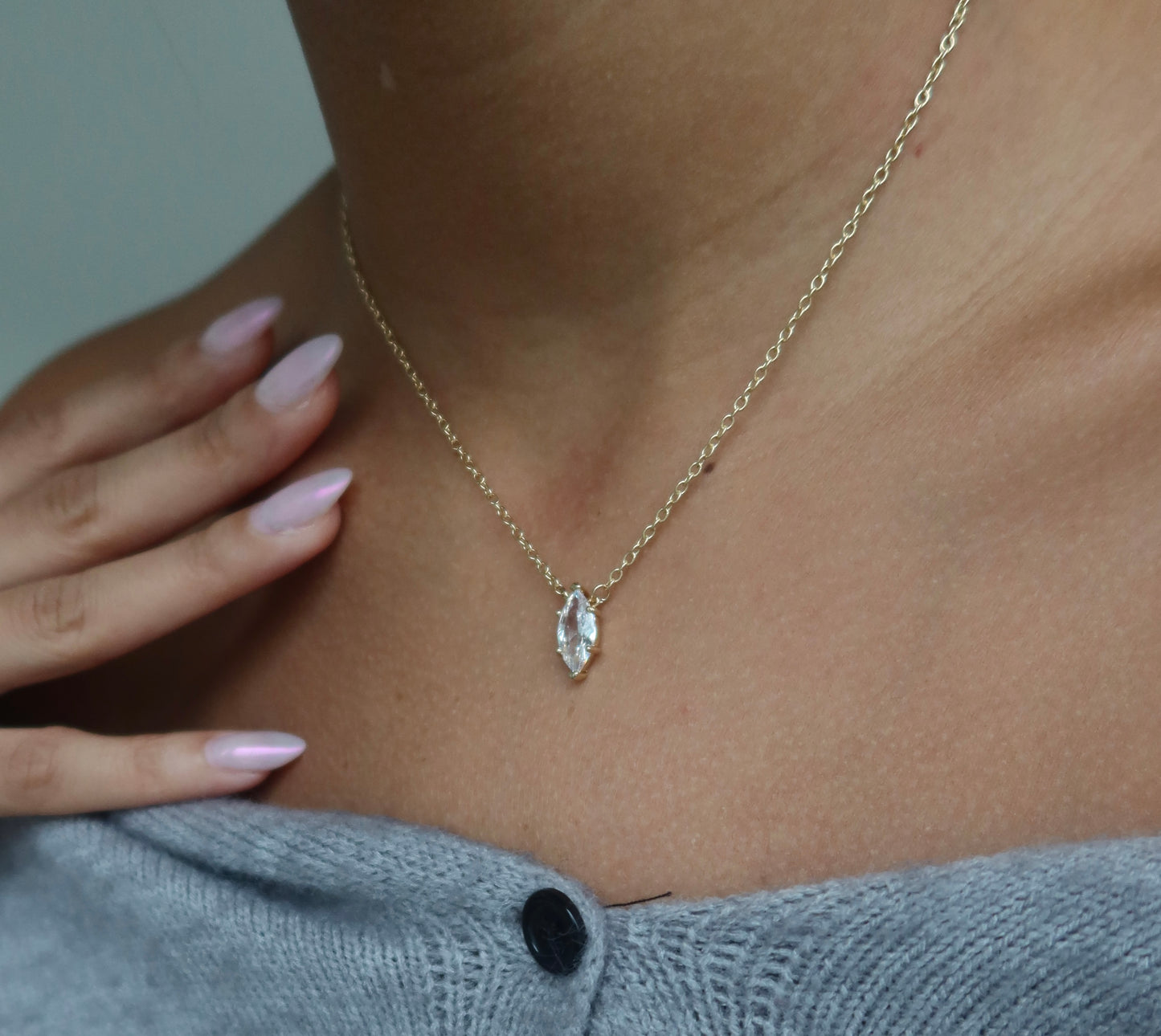 Nova Solitaire Necklace